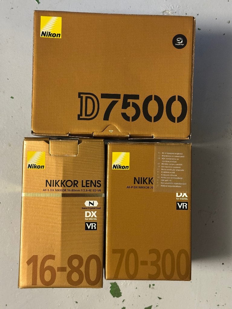 Nikon D7500 + lenzen, Ophalen, Gebruikt, Nikon