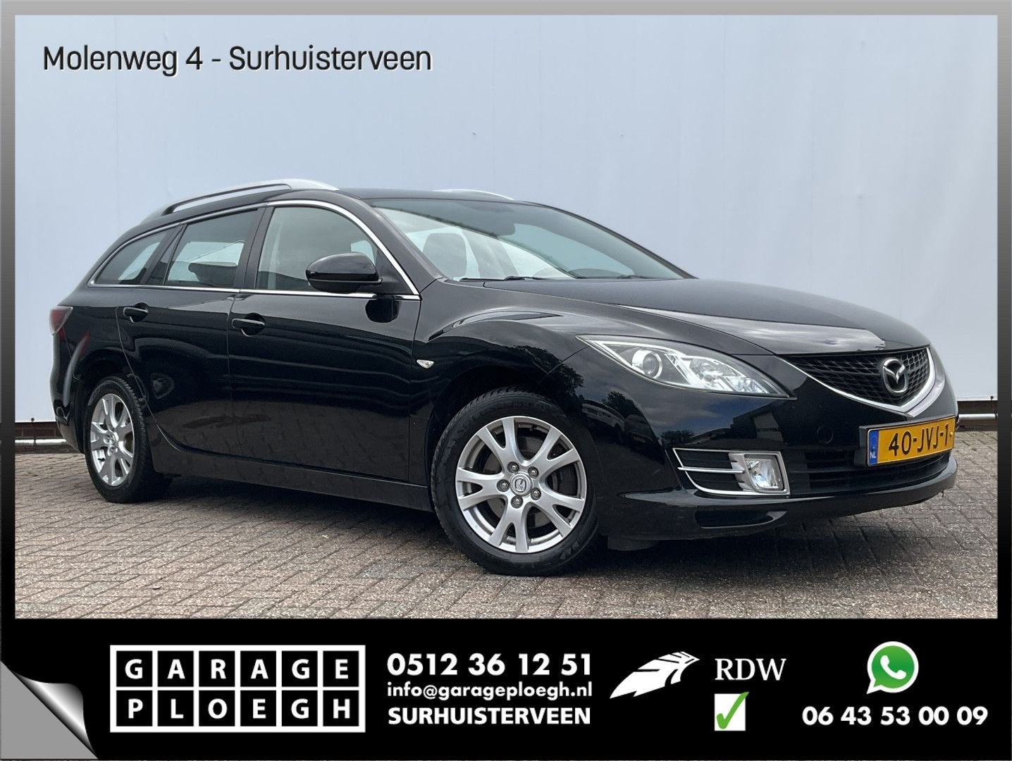 Mazda 6 Sportbreak 1.8 Business Navi Airco Cruise Trekhaak B, Autos, Achat, Electronic Stability Program (ESP), Entreprise, Boîte manuelle