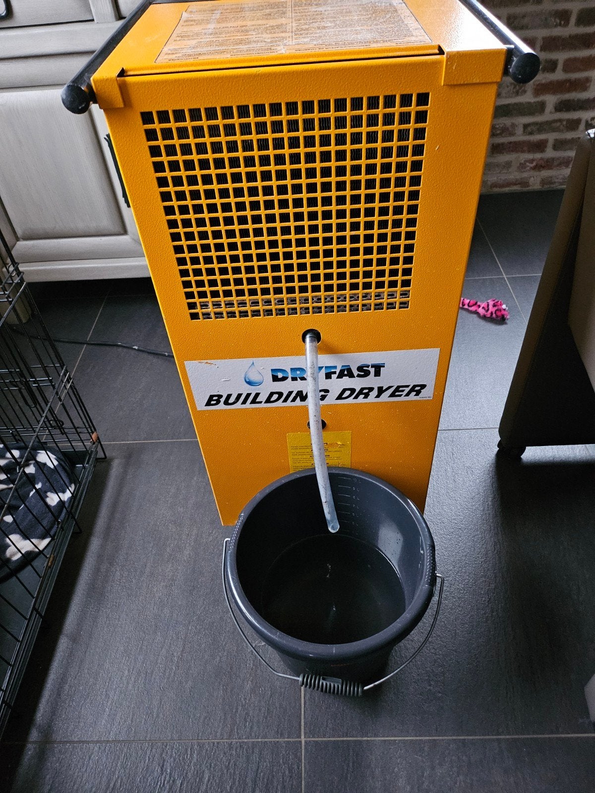 bouwdroger Te Huur, Ophalen