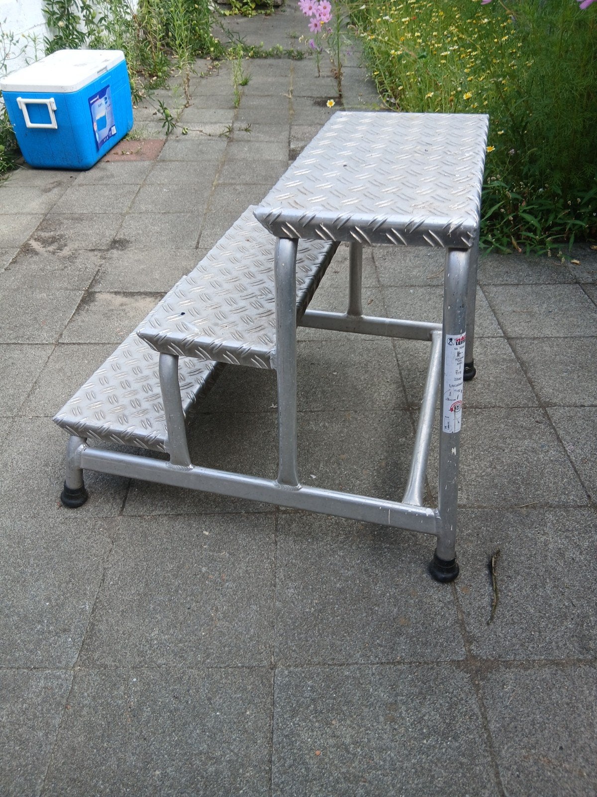 Montage trap alleminium, Ophalen