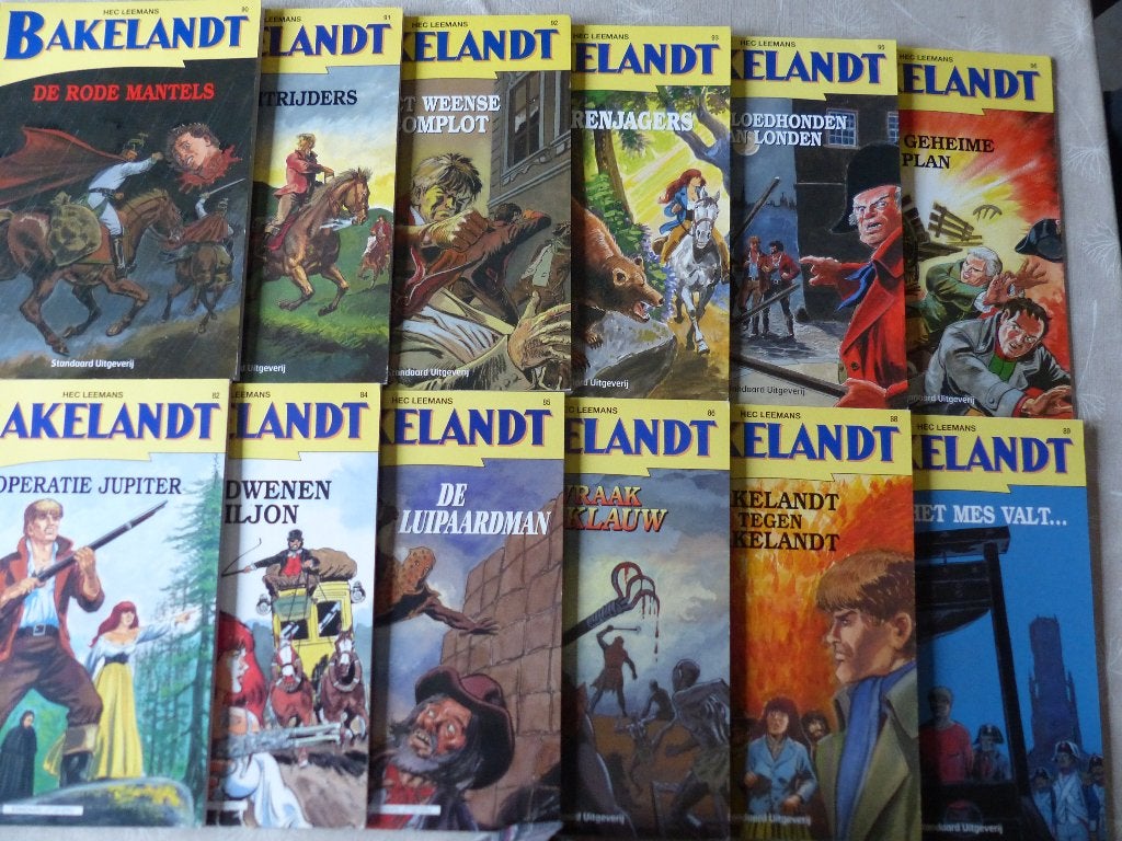 Bakelandt, Boeken, Meerdere stripboeken, Ophalen