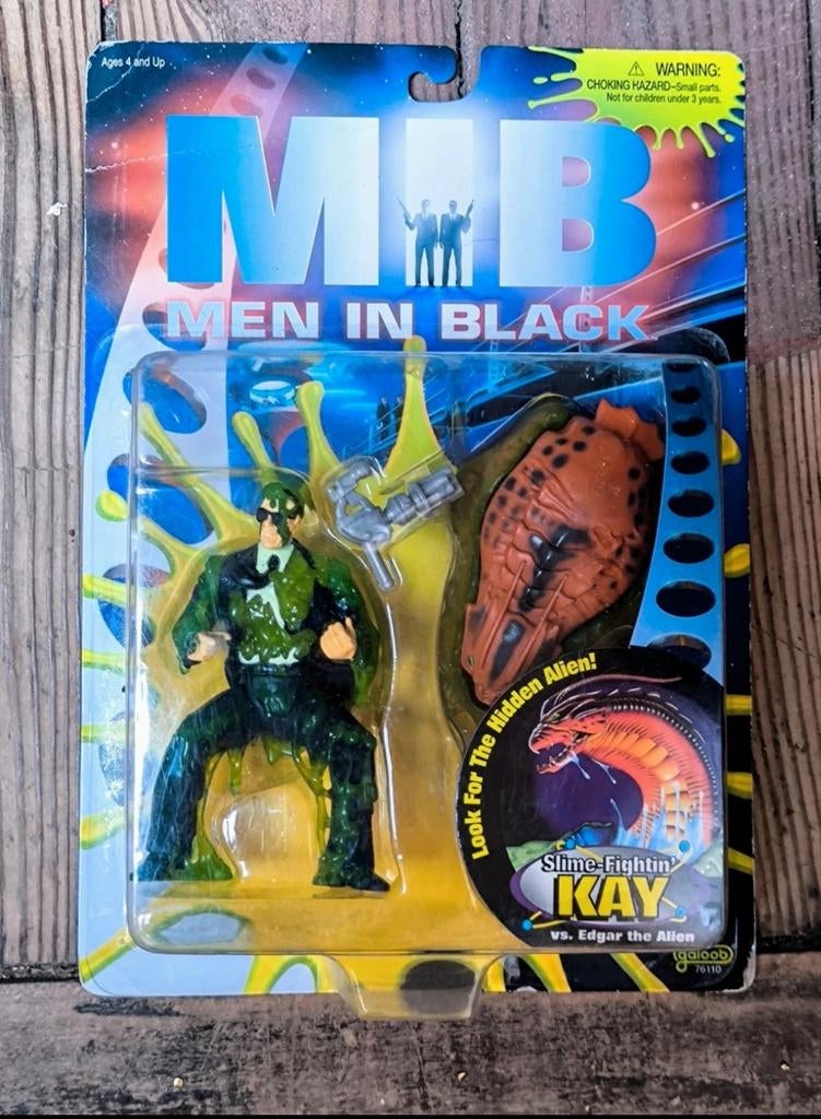 Mannen in zwart MIB 1997 Galoob Kay Alien-figuurlook