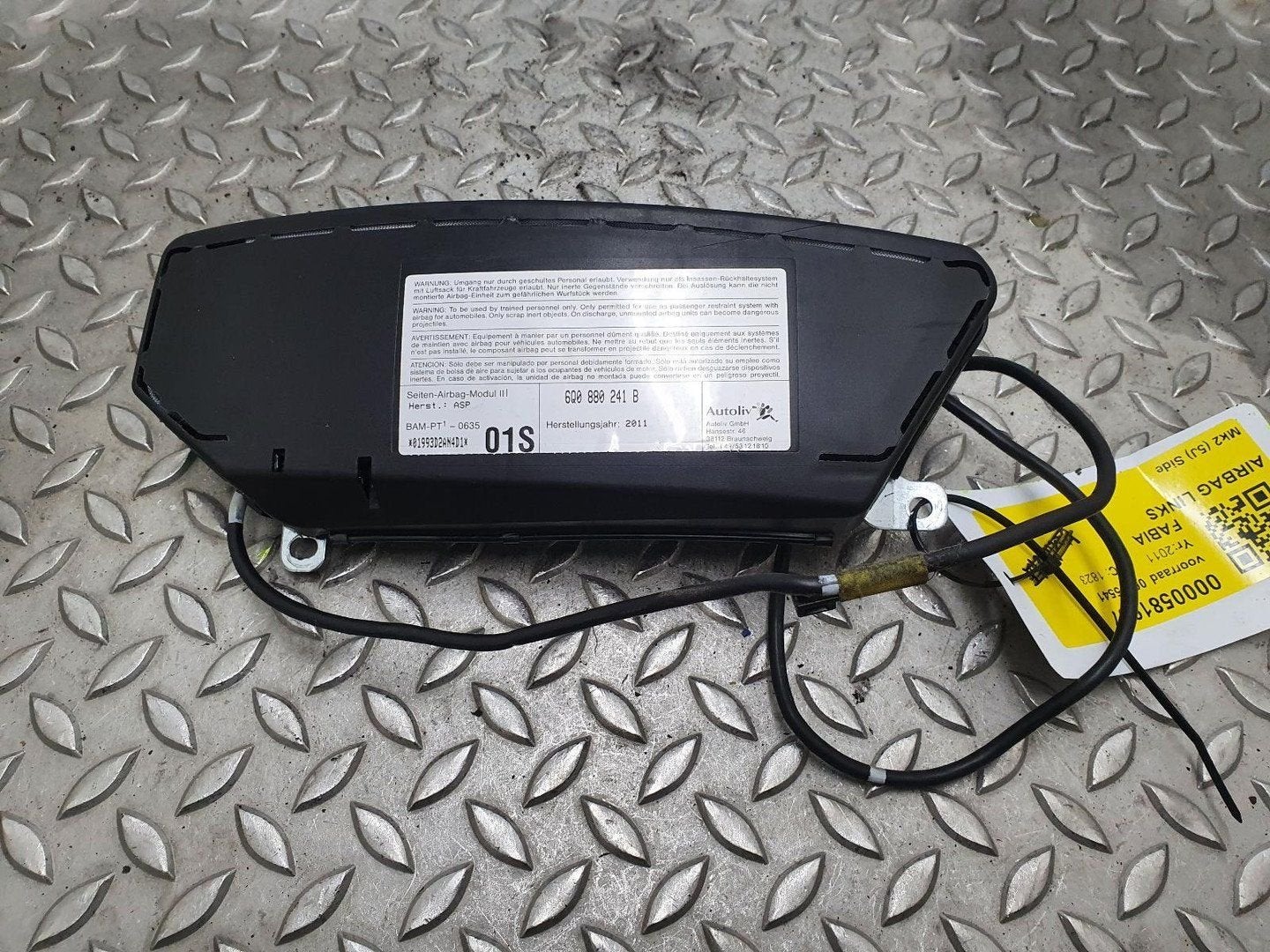 SKODA FABIA 1.2 TDI AIRBAG LINKS 2011, Ophalen of Verzenden, Gebruikt, ARN erkend