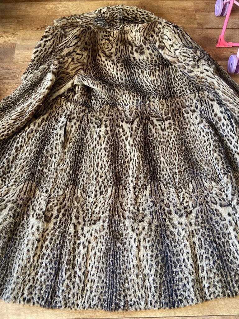 Echte bontjas, Kleding | Dames, Ophalen, Zo goed als nieuw, Maat 36 (S), Meerkleurig