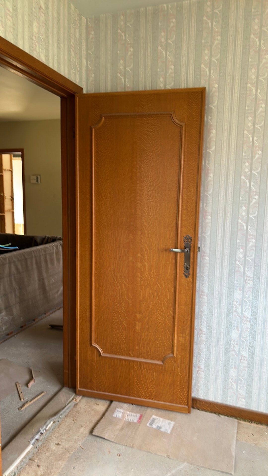 4 deuren met beslag en kader, Doe-het-zelf en Bouw, Ophalen, Gebruikt, Binnendeur