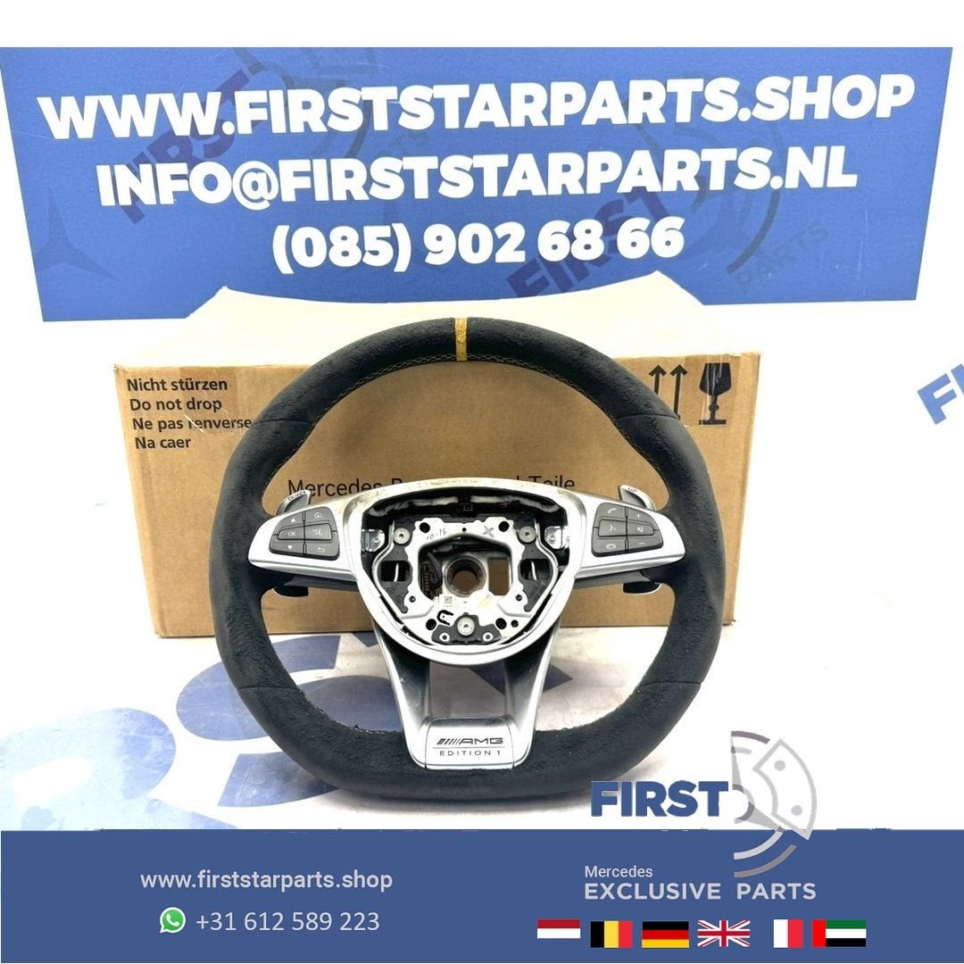 W205 C63 W253 GLC63 AMG STUUR EDITION 1 GELE STIK C GLC 63 K, Utilisé, -, -, Enlèvement ou Envoi