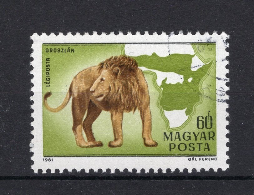 HONGARIJE Yt. PA437 gestempeld Luchtpost 1981, Verzenden, Gestempeld