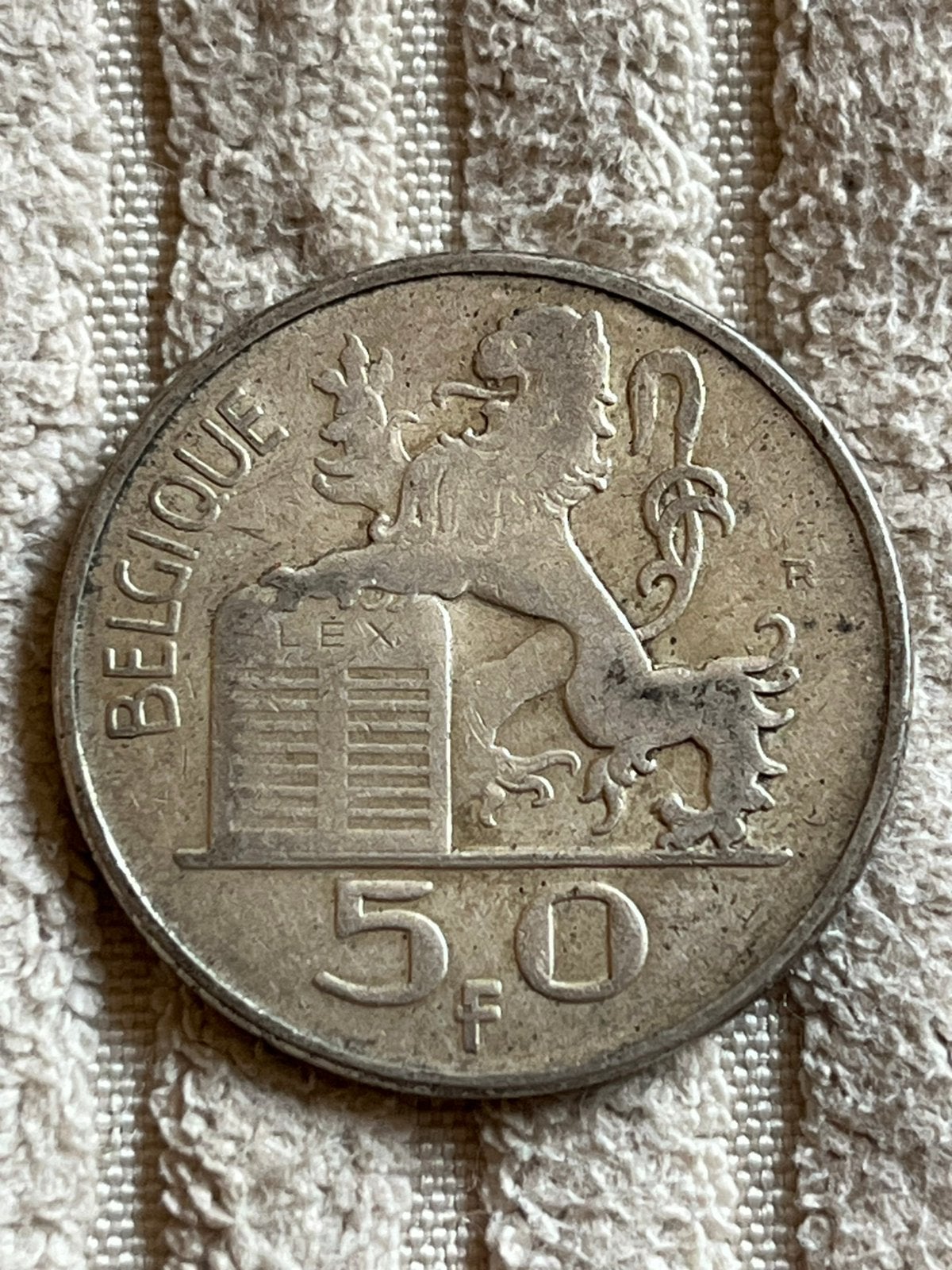 Piece belge de 50 francs - 1951, Enlèvement ou Envoi