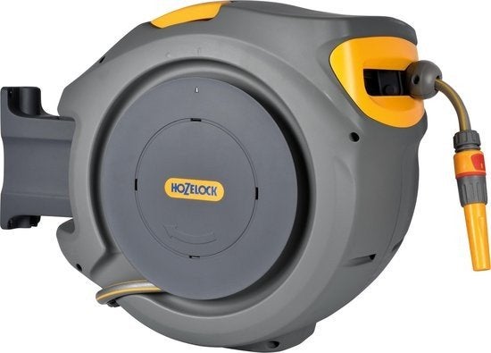 Hozelock automatisch oprolsysteem 30 meter, Tuin en Terras, Tuinslangen, Ophalen, Zo goed als nieuw, Tuinslanghaspel