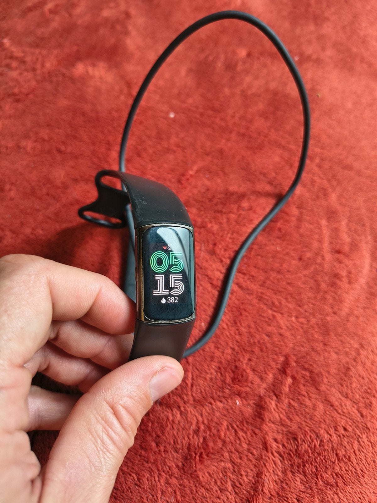 Fitbit Charge 6 zwart, Sport en Fitness, Gebruikt, Overige merken, Waterdicht