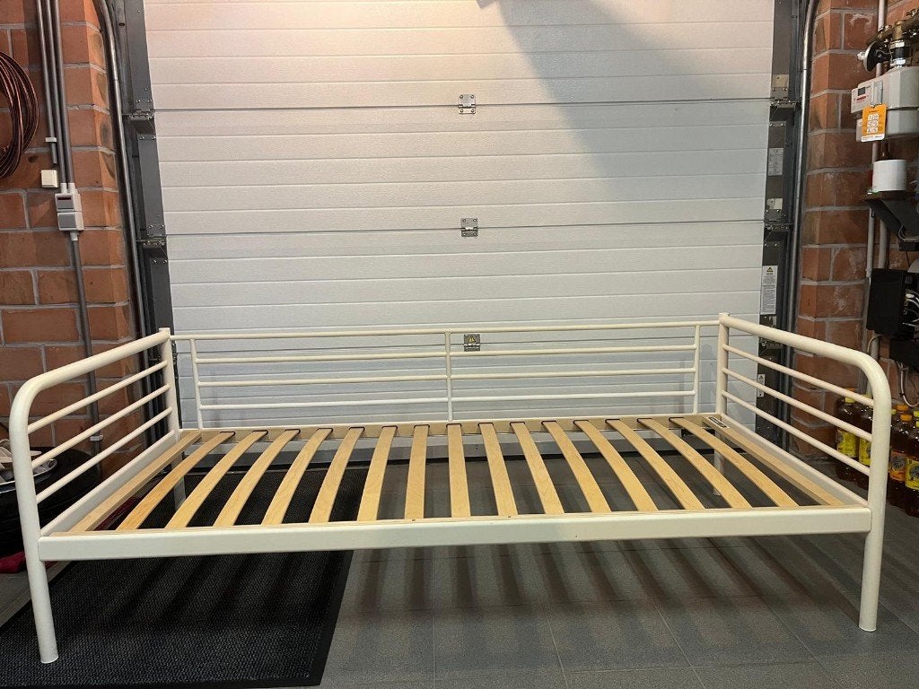 1-persoonbed ikea, Huis en Inrichting, Slaapkamer | Bedden, Ophalen, Gebruikt, 90 cm, Eenpersoons