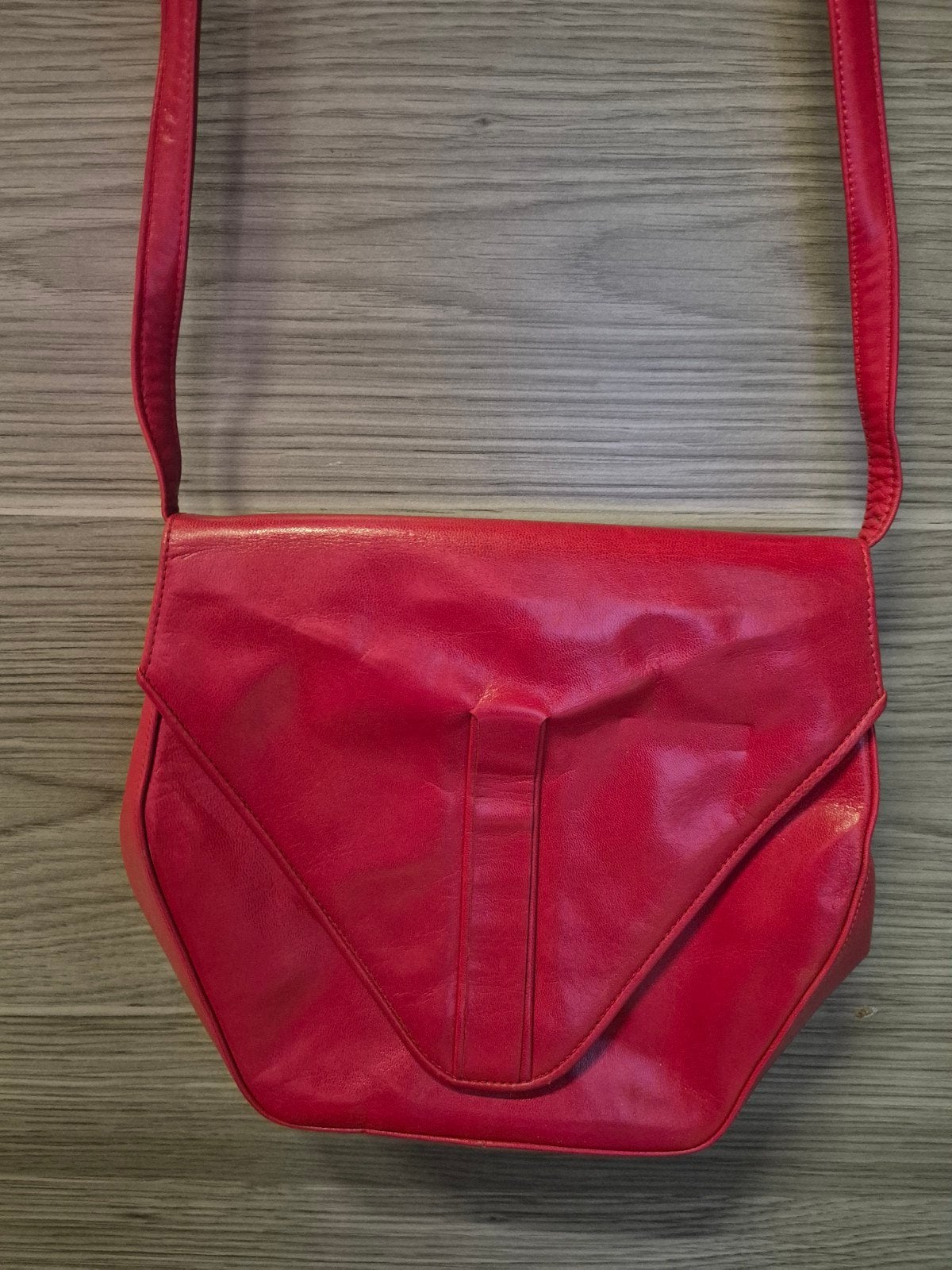 Vintage Charles Jourdan Paris, Enlèvement ou Envoi, Rouge, Cuir