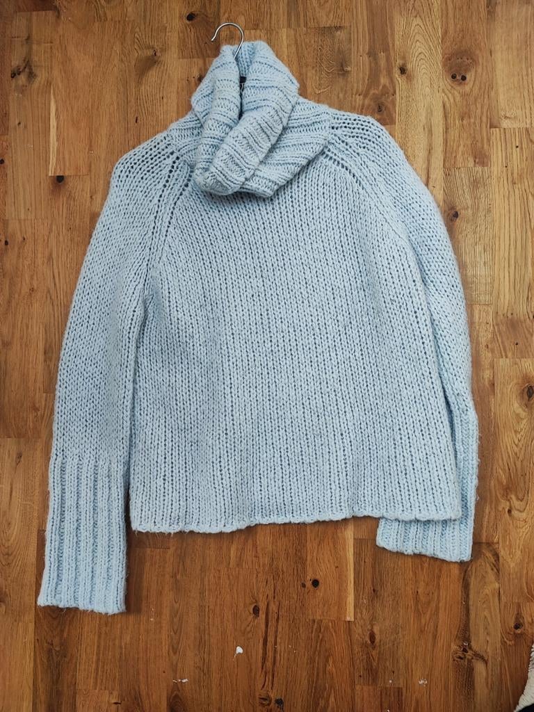 Trui licht blauw maat 34 oversized Marc Aurel, Kleding | Dames, Ophalen of Verzenden, Maat 34 (XS) of kleiner, Blauw