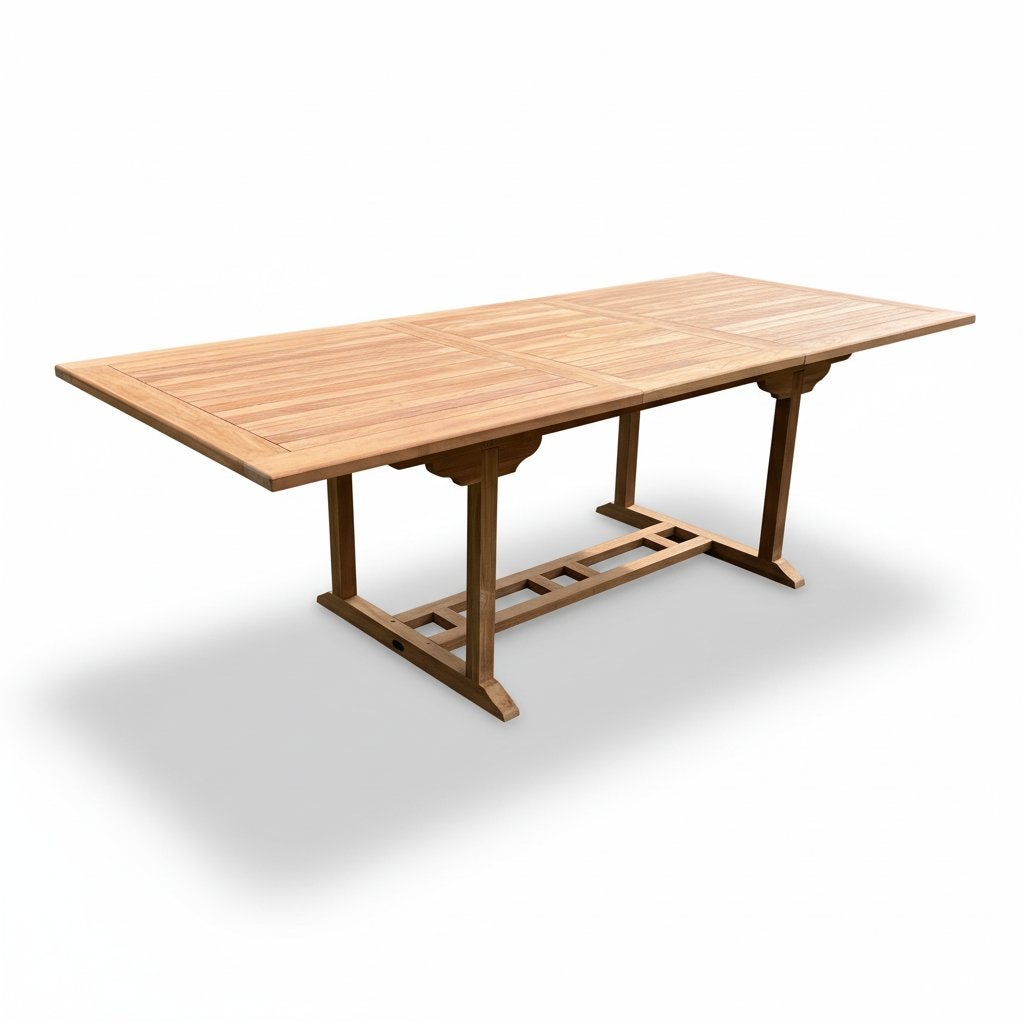 Neuf dans l'emballage: Table en teck 240cm à Overijse, Enlèvement, Neuf, Rectangulaire, Bois de teck