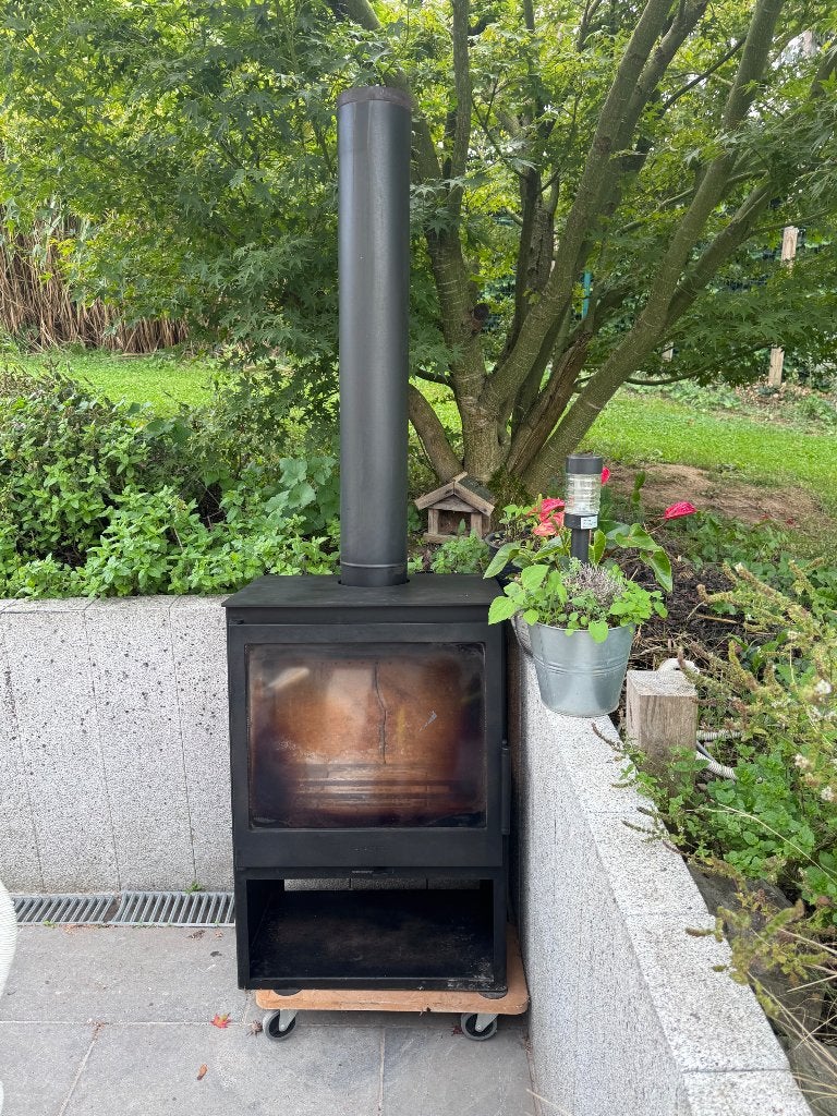 Poêle au bois, Enlèvement, Utilisé, Bois, Autoportant