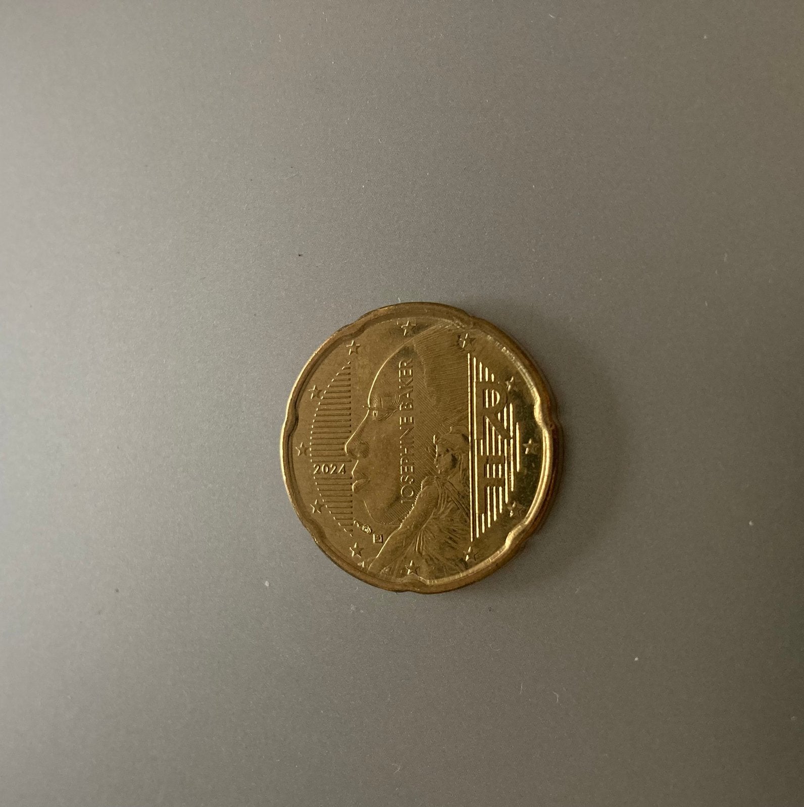 josephine Baker pieces 20 centimes d’euros France 2024, Enlèvement ou Envoi, France, 20 centimes