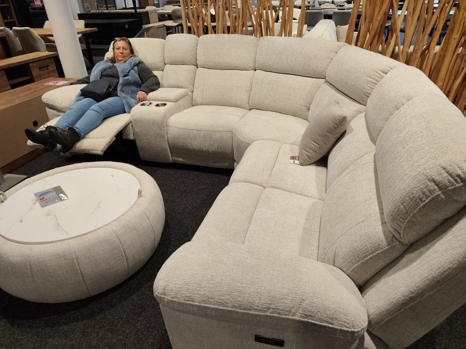 nieuwe hoekzetel met 2 relaxen, Enlèvement ou Envoi