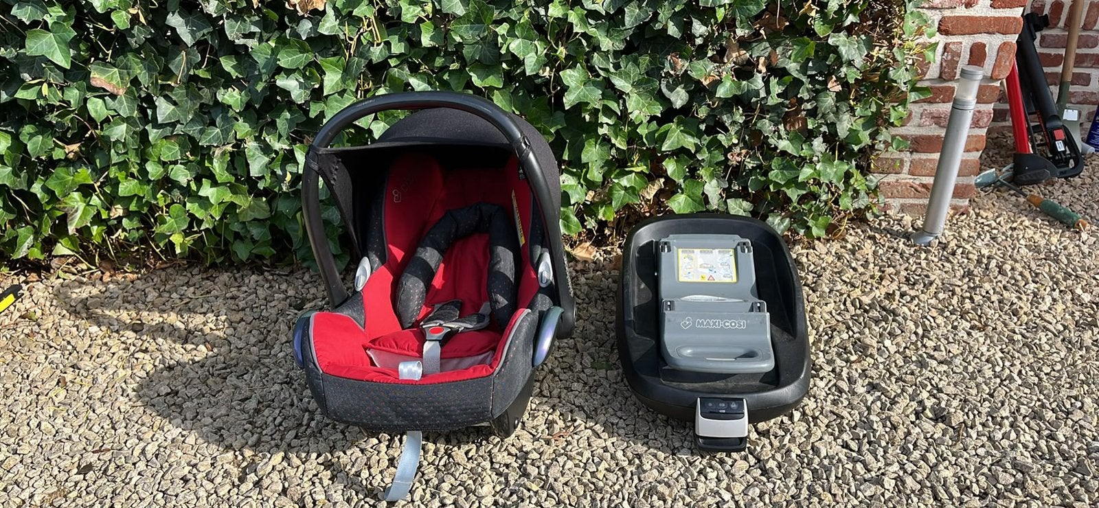 Maxi-Cosi + Family Fix, Kinderen en Baby's, Ophalen, Gebruikt