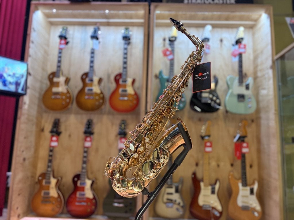 Jupiter JAS2069 Tweedehands Saxofoon Artist Series, Musique & Instruments, Instruments à vent | Saxophones, Enlèvement, Alto, Avec valise