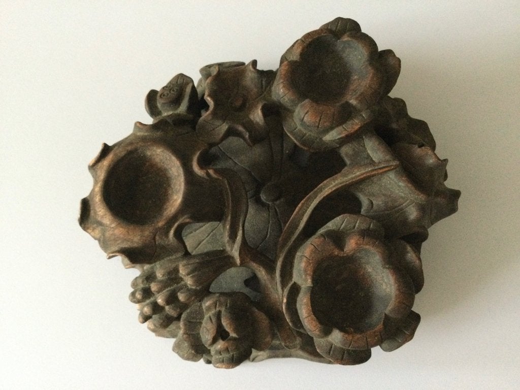 Antiek Black Forest decoratie stuk - art nouveau, Ophalen of Verzenden