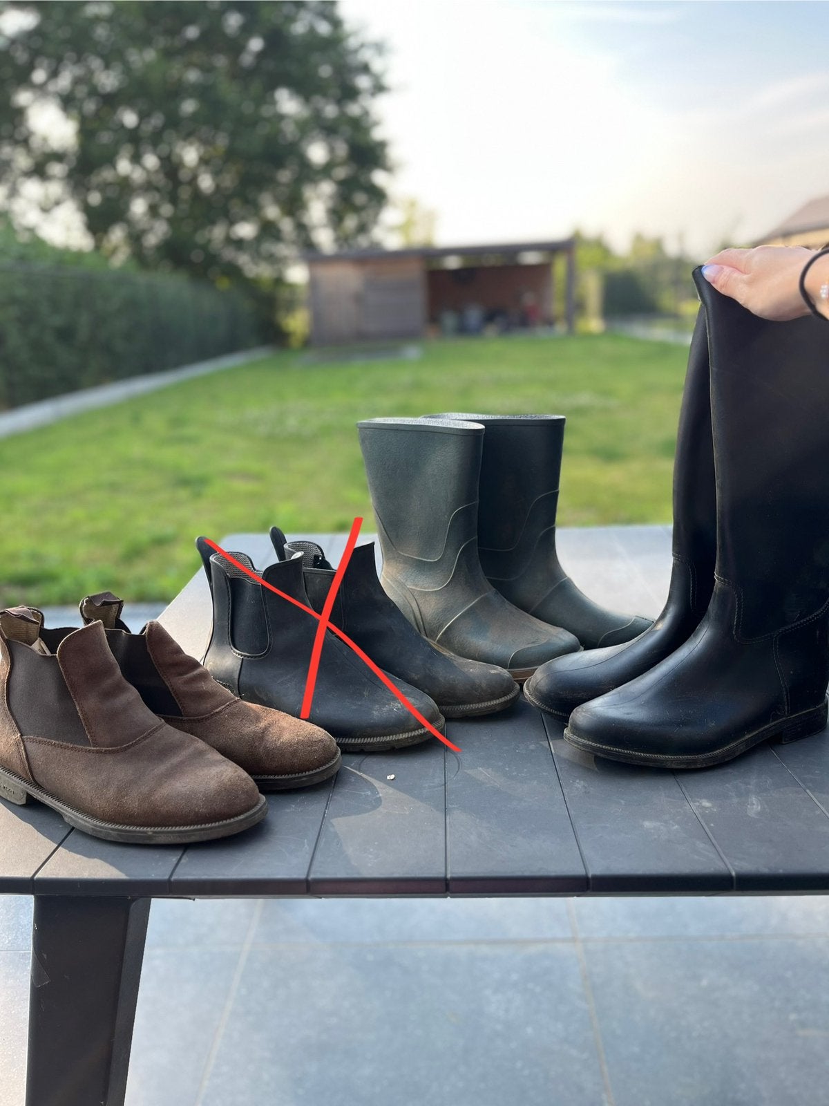 Paardrijlaarzen - Maat 40/41, Dieren en Toebehoren, Paardrijkleding, Ophalen, Gebruikt, Schoeisel, S