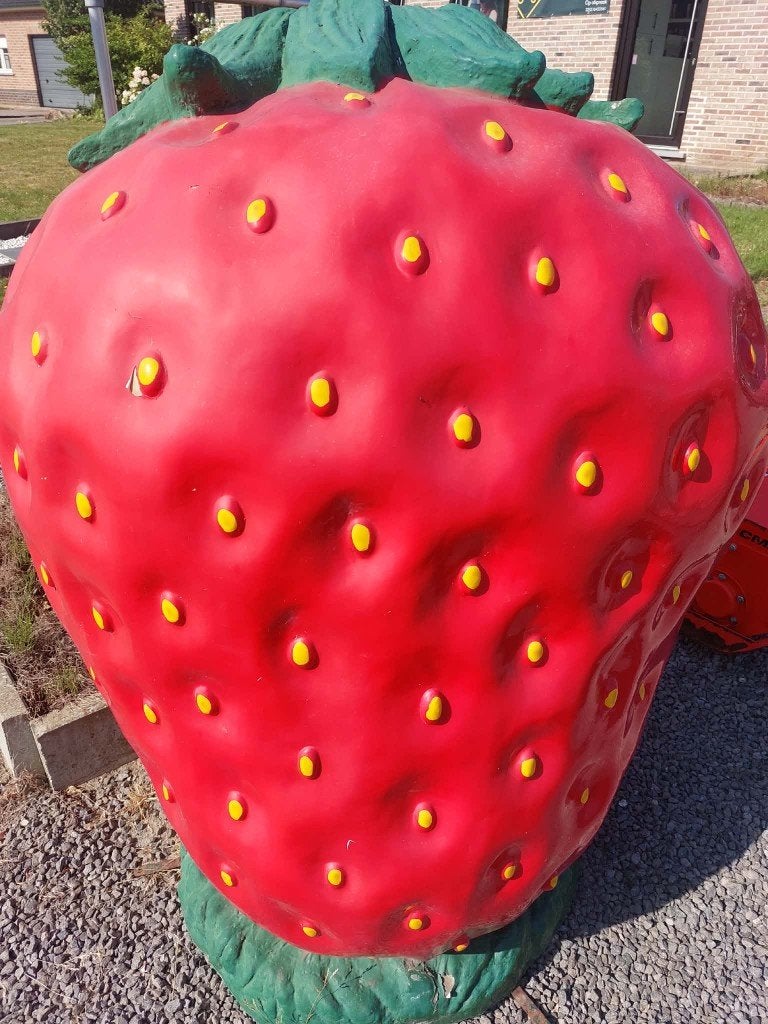 display aardbei, Ophalen