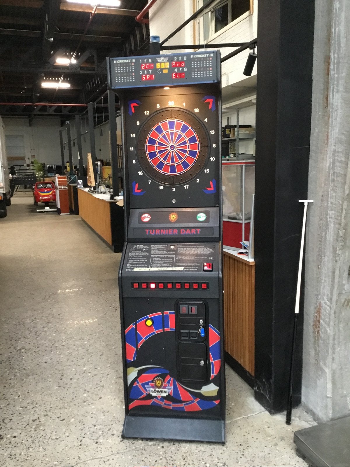 Dartskast softtip, kan op geld of free play, Ophalen of Verzenden, Zo goed als nieuw, Elektronisch