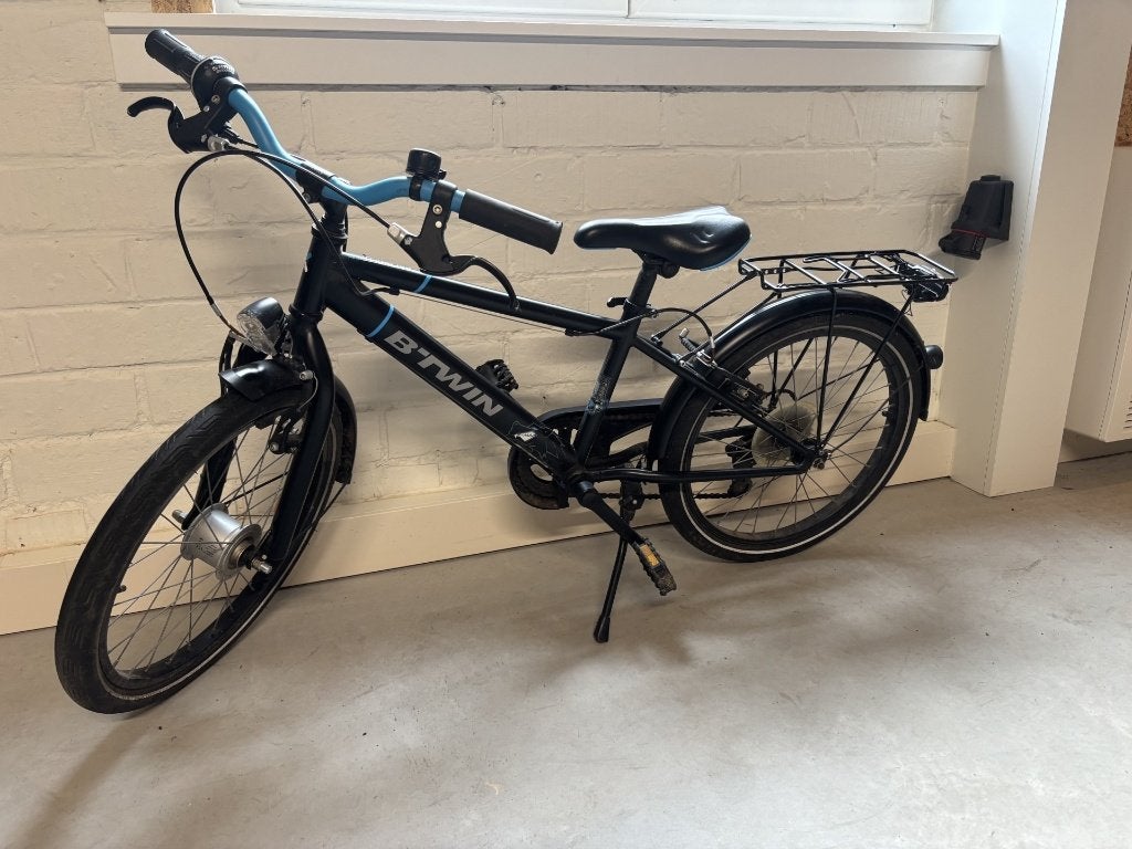 Jongens fiets 20 inch, Ophalen, Velgrem, B-Twin, Versnellingen