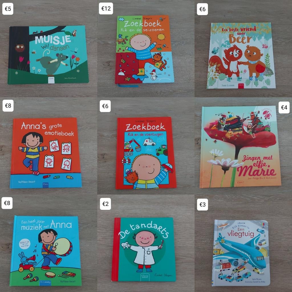 Diverse kinderboeken Clavis oa Anna en Rik, Boeken, Ophalen of Verzenden