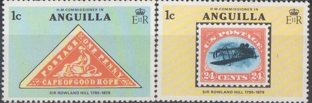 Anguilla - Sterfdagherdenking Sir Rowland Hill -1979, Timbres & Monnaies, Enlèvement ou Envoi, Non oblitéré