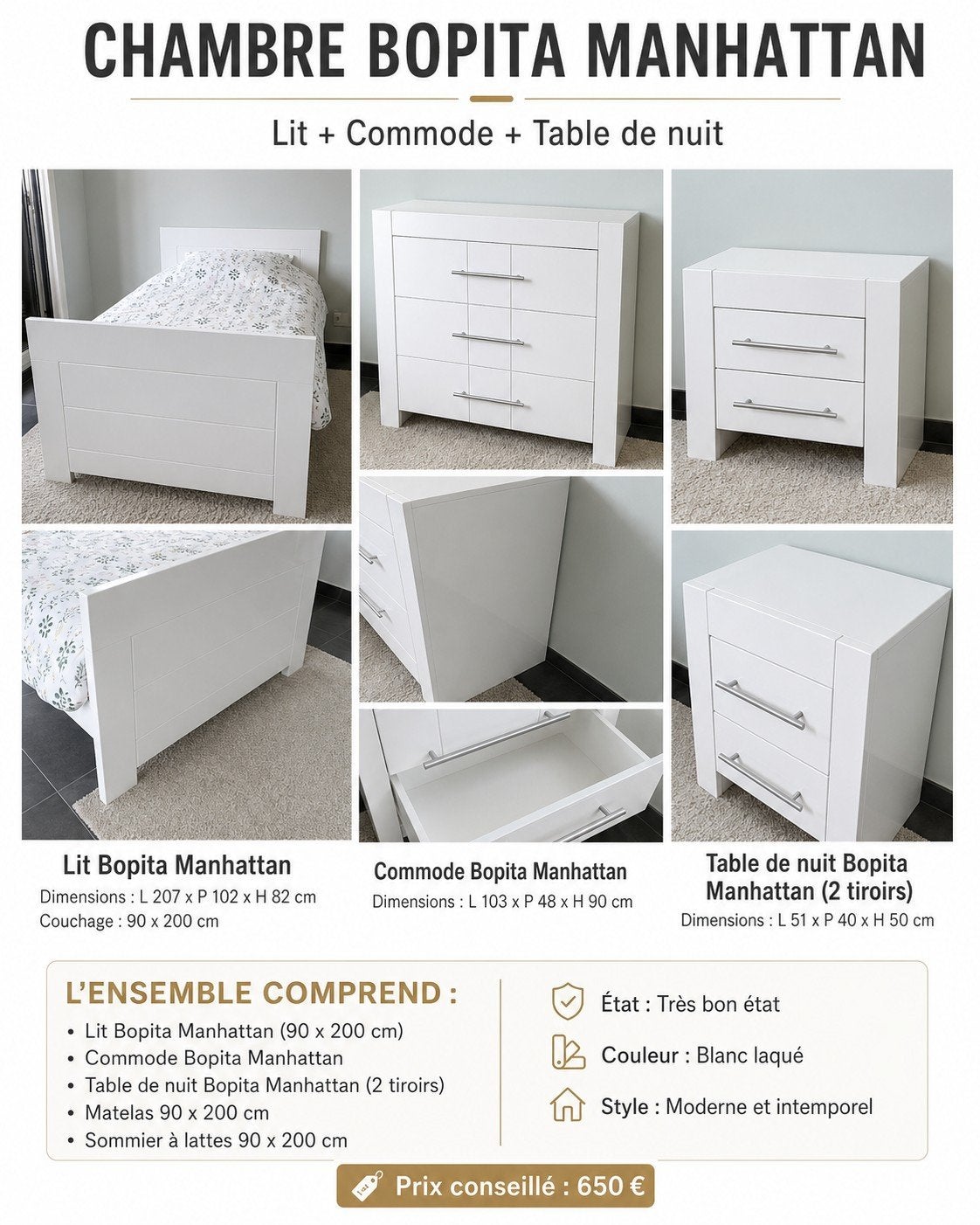 Chambre Bopita Manhattan, Enlèvement