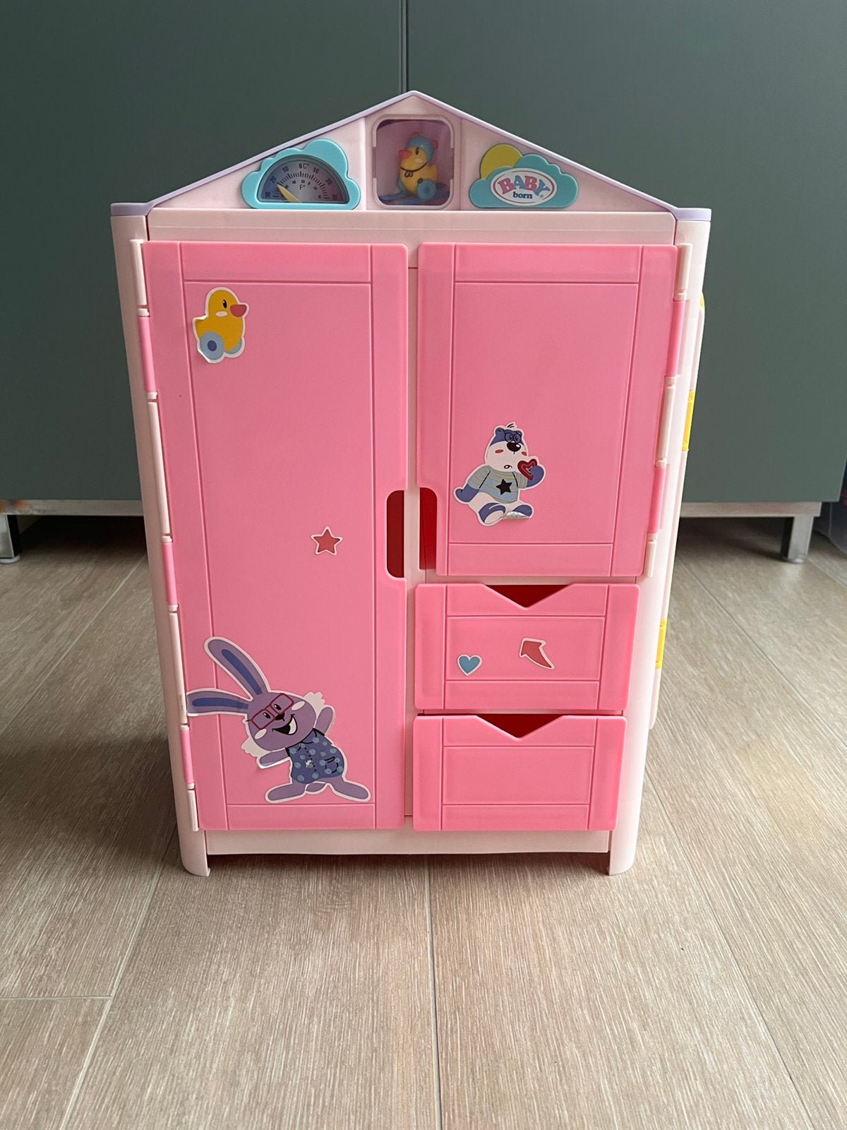 Baby Born kleerkast met weereendje, Kinderen en Baby's, Ophalen, Zo goed als nieuw, Accessoires