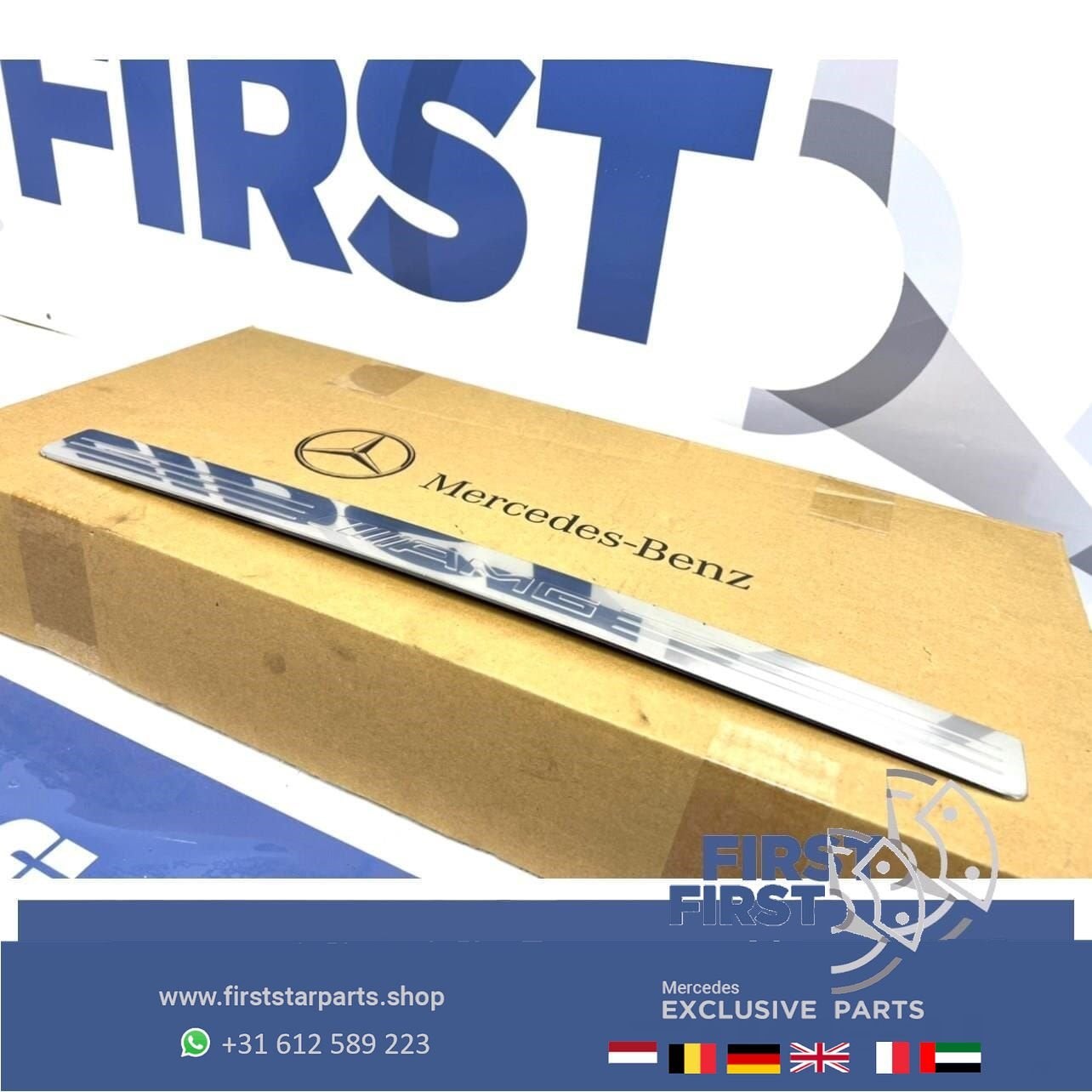 MERCEDES ORIGINELE AMG INSTAPLIJST DORPEL LIJST A B C E GLK, Utilisé, -, Gauche, -