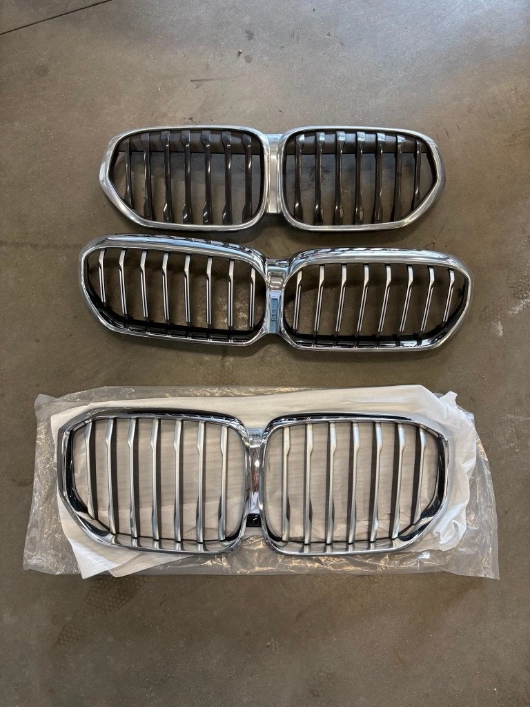 BMW X1, X5, 5 Serie Chrome grillen, Auto-onderdelen, Voor, Nieuw, Ophalen of Verzenden, BMW