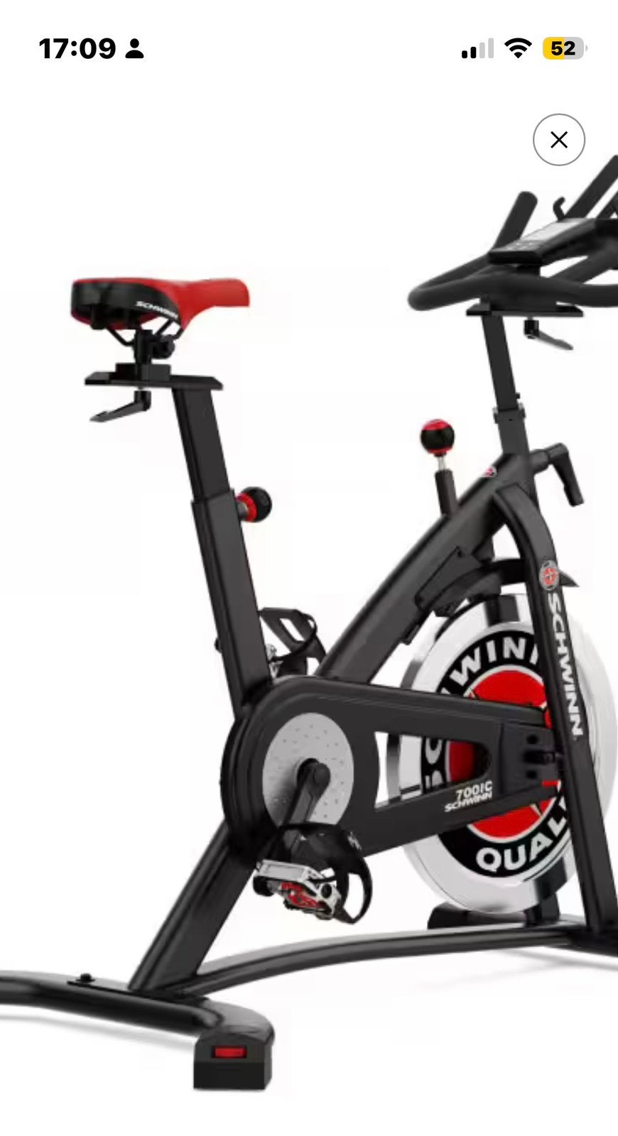 Velo appartement schwinn ic7, Enlèvement, Utilisé, Vélo de spinning