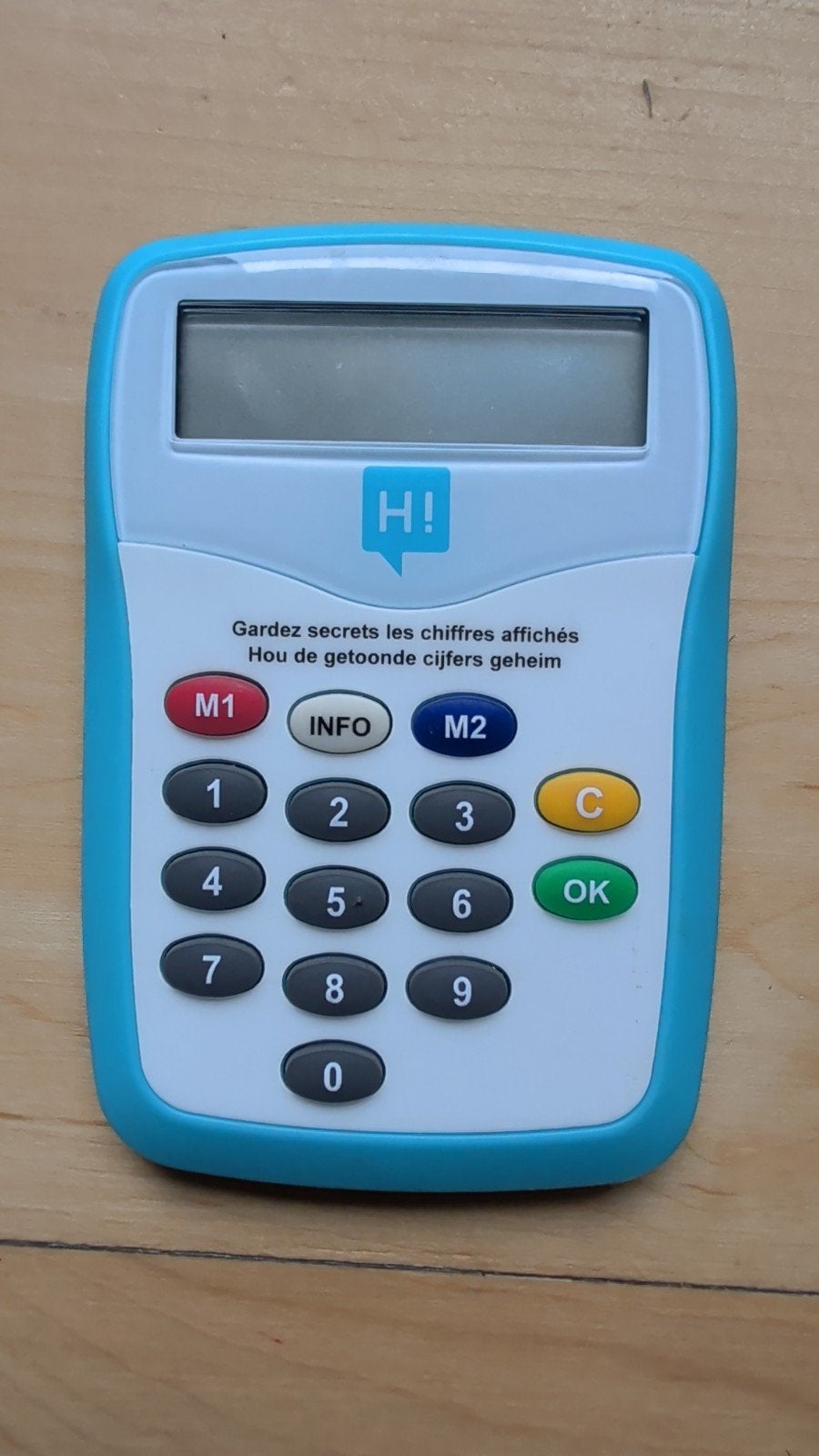 donne lecteur de carte (Hello bank, BNP, Bpost), Enlèvement