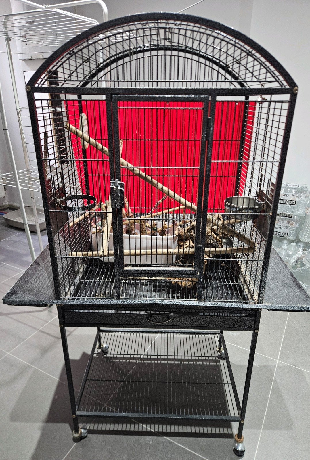 Vogelkooi, Enlèvement ou Envoi, Comme neuf, Métal, Cage à oiseaux