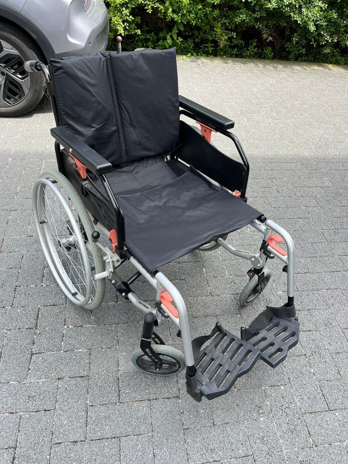 Rolstoel, Ophalen, Inklapbaar, Zo goed als nieuw, Duwrolstoel