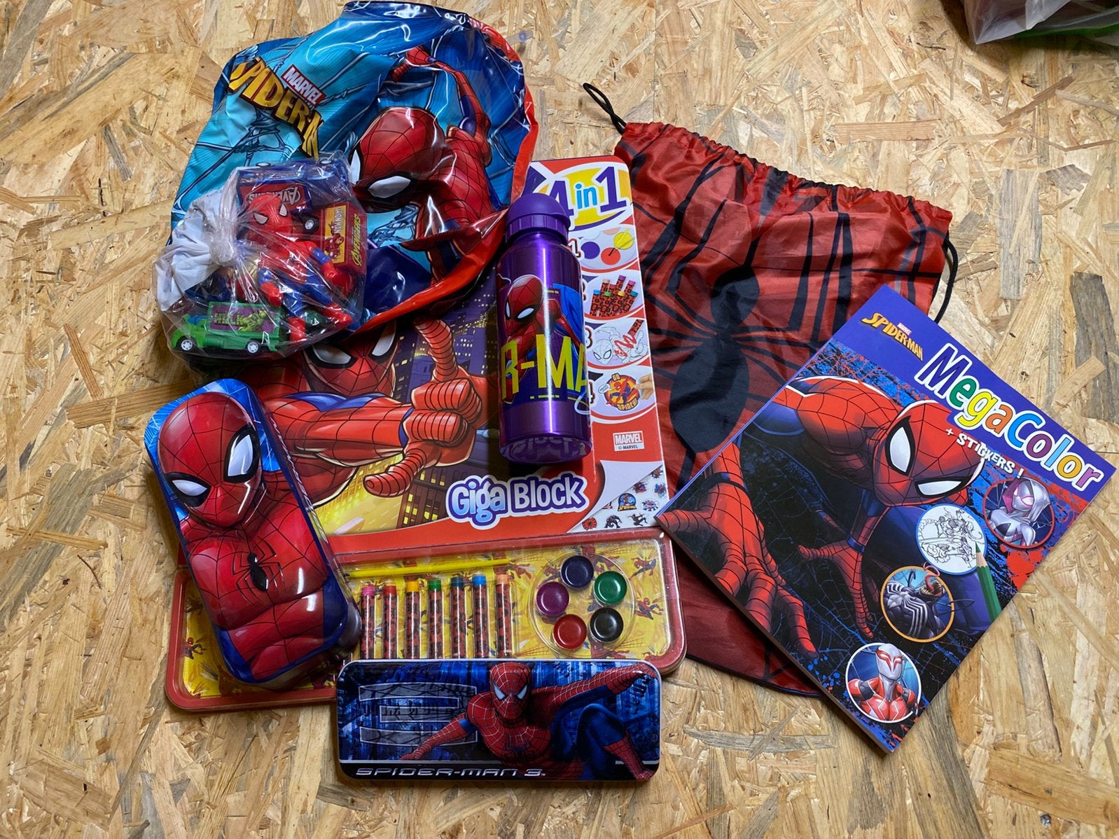 Spiderman pakket, Enfants & Bébés, Jouets | Figurines, Enlèvement ou Envoi, Comme neuf
