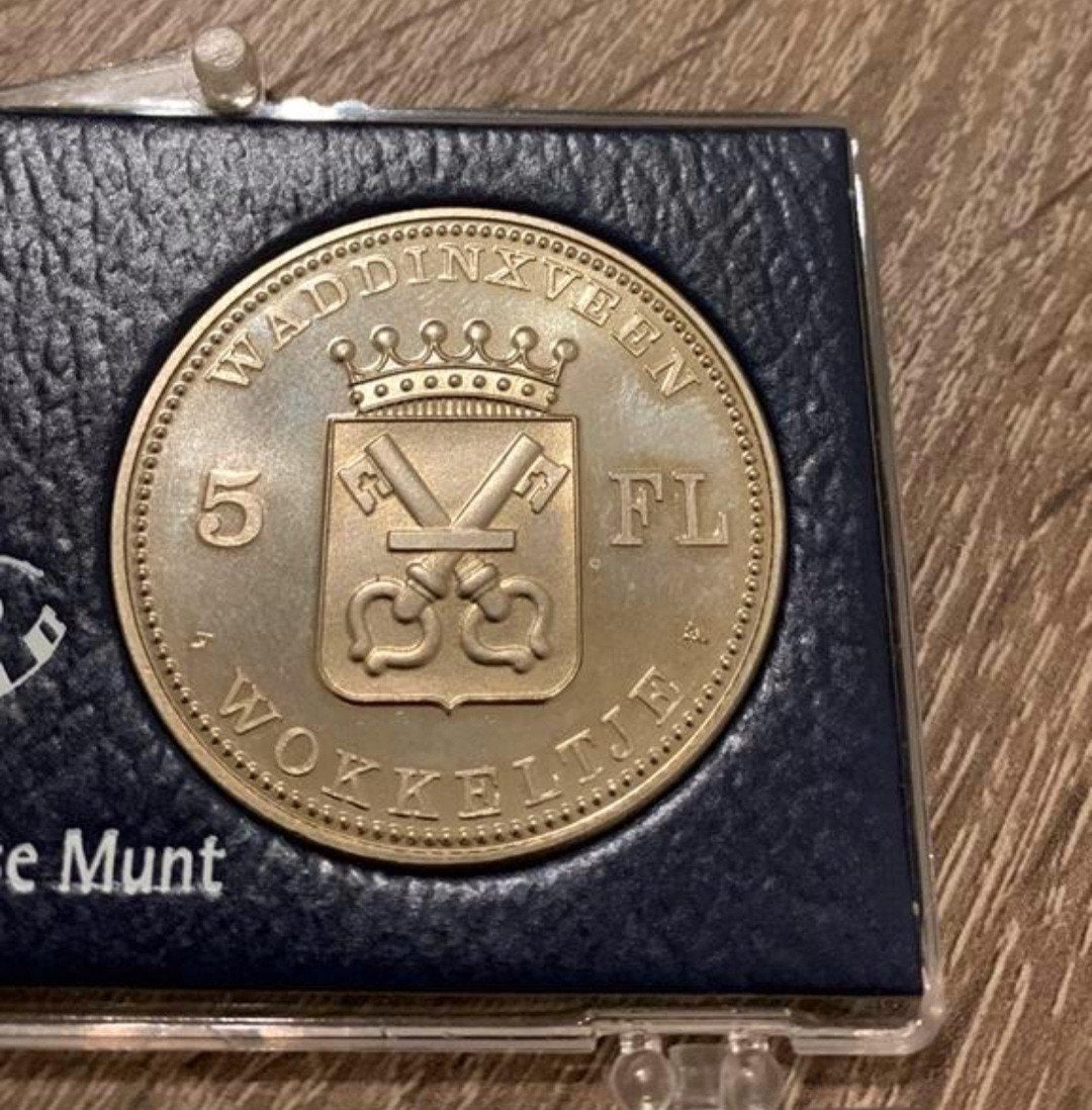 14k gouden penning Nederlandse uitgave. Zeer zeldzaam, Postzegels en Munten, Penningen en Medailles, Ophalen of Verzenden, Goud