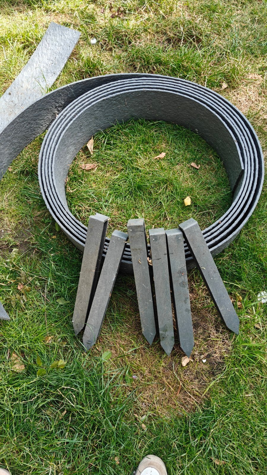 Tuinborder ecolat grijs border op rol, Tuin en Terras, Bielzen en Borduren, Ophalen, Border
