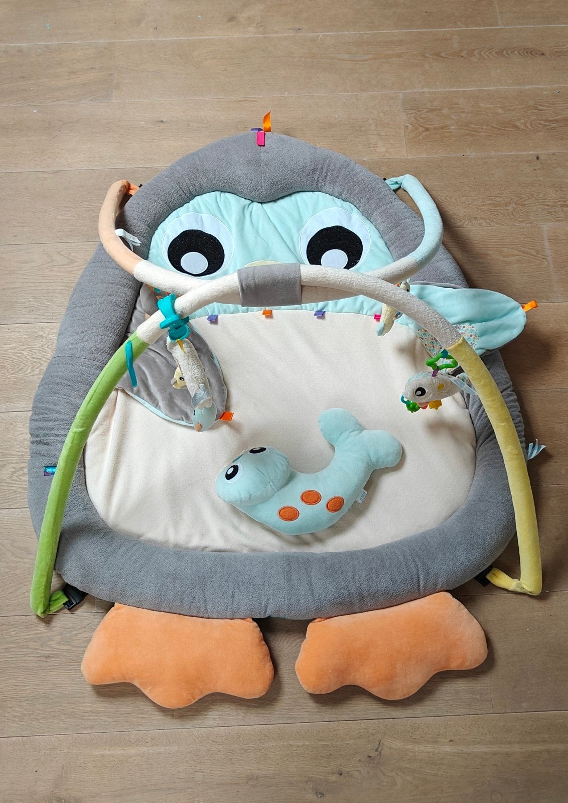 speelmat 'snuggle me penguin', Ophalen