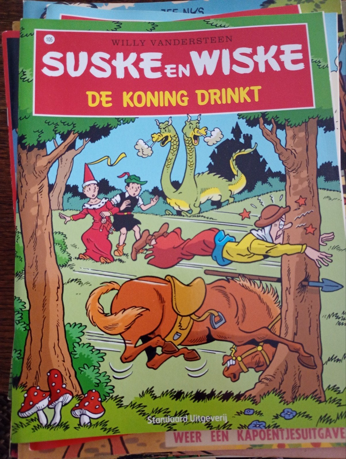 Suske en Wiske , de koning drinkt., Boeken, Ophalen