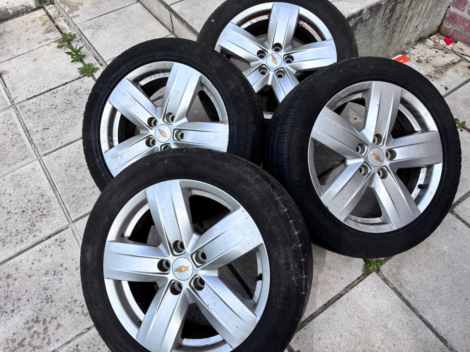 Chevrolet velgen in zeer goede staat, Auto-onderdelen, Ophalen, Band(en)