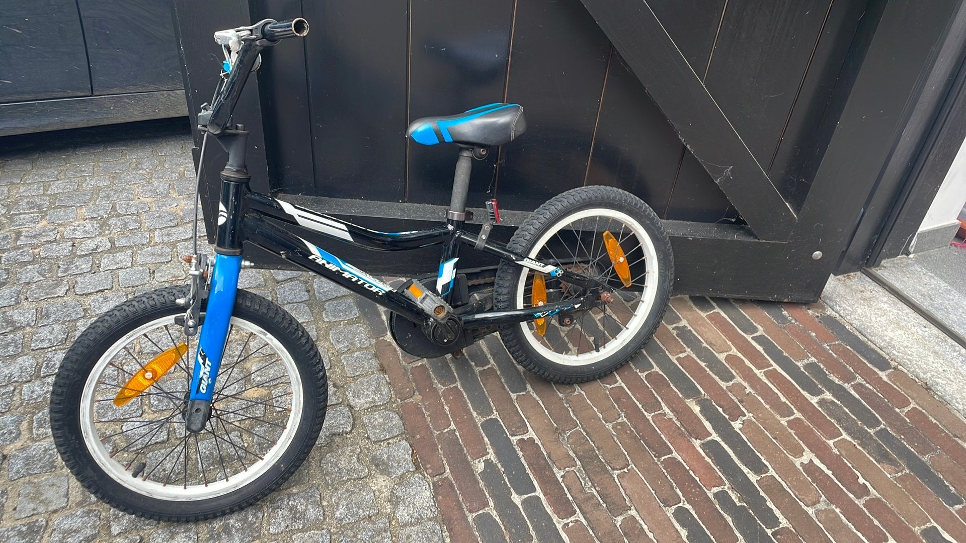 Giant kinderfiets 16 inch, Fietsen en Brommers, Ophalen, Terugtraprem, Staal, 16 tot 20 inch