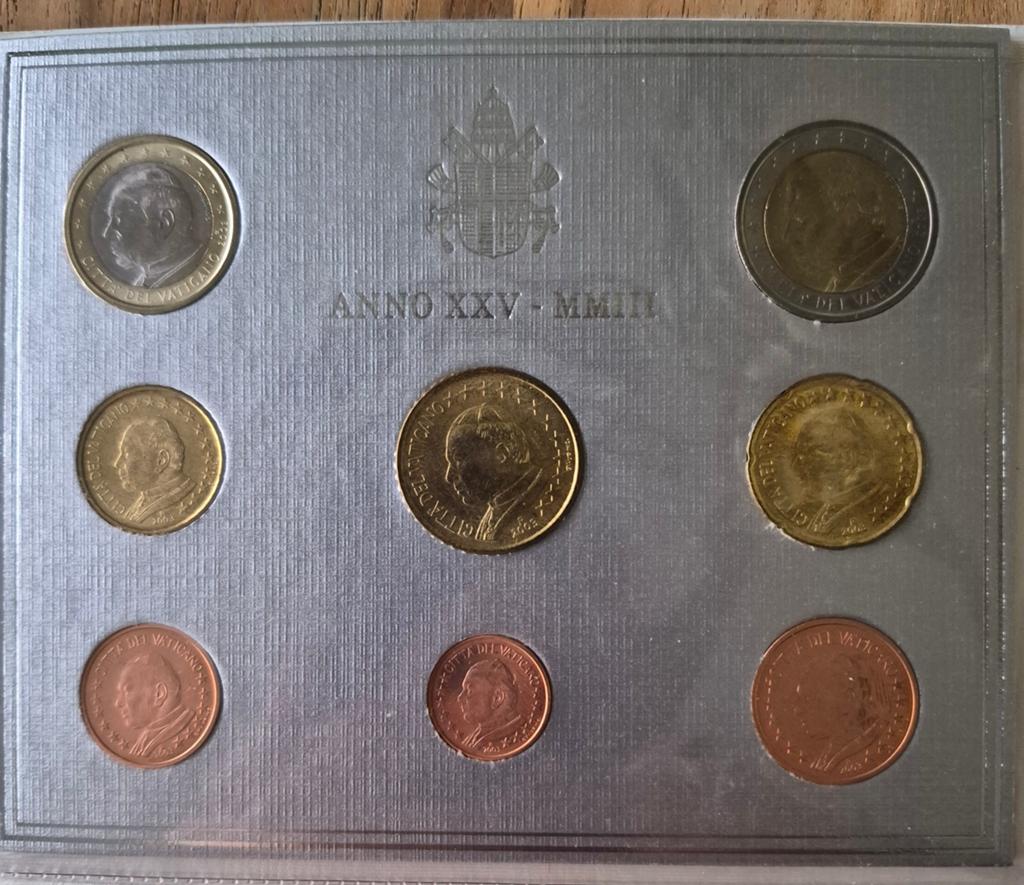 Vatican 2003, Timbres & Monnaies, Monnaies | Europe | Monnaies euro, Enlèvement ou Envoi, Vatican