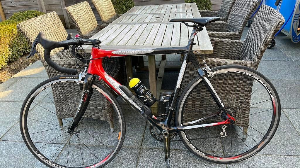 Prorace koersfiets, Gebruikt, 10 tot 15 versnellingen, 49 tot 53 cm, Ophalen