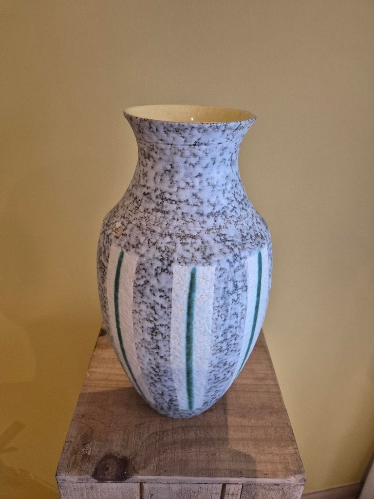 Bay Keramik stijlvolle decoratieve vintage vaas, Antiek en Kunst, Ophalen of Verzenden