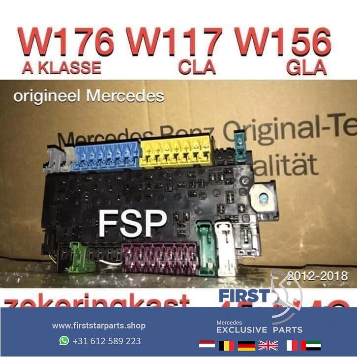 45 AMG zekeringkast Mercedes W176 A W117 CLA W156 GLA Klasse, Gebruikt, -, -, Ophalen of Verzenden