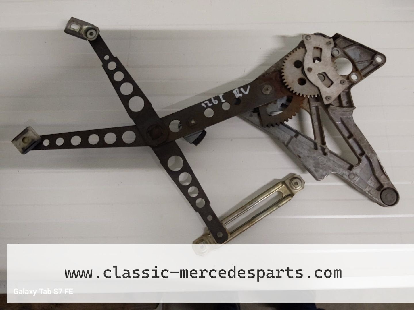 Raammechanisme zonder motor Mercedes w126 Rechts-voor, Utilisé, -, -, Enlèvement ou Envoi